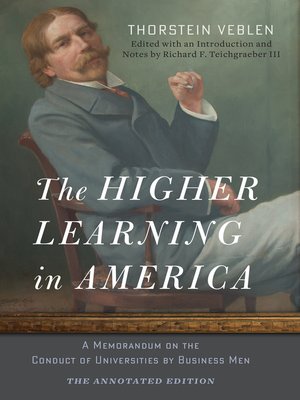 cover image of The Higher Learning in America